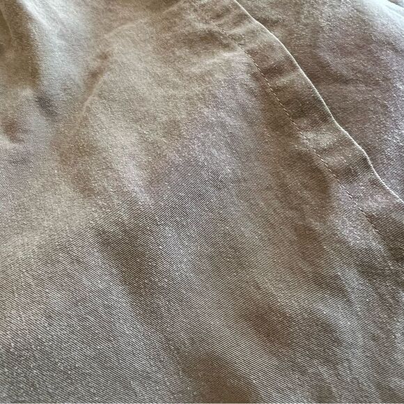 ✨ Lovers + Friends Women’s Olive Green Utility Faux Wrap Collared Dress Small - Picture 13 of 13